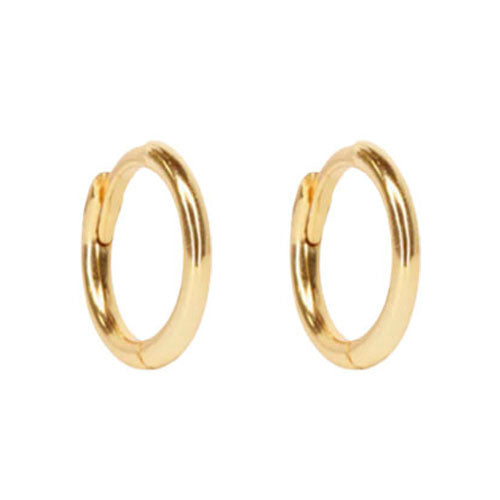 14kt gold classic gold baby hoop