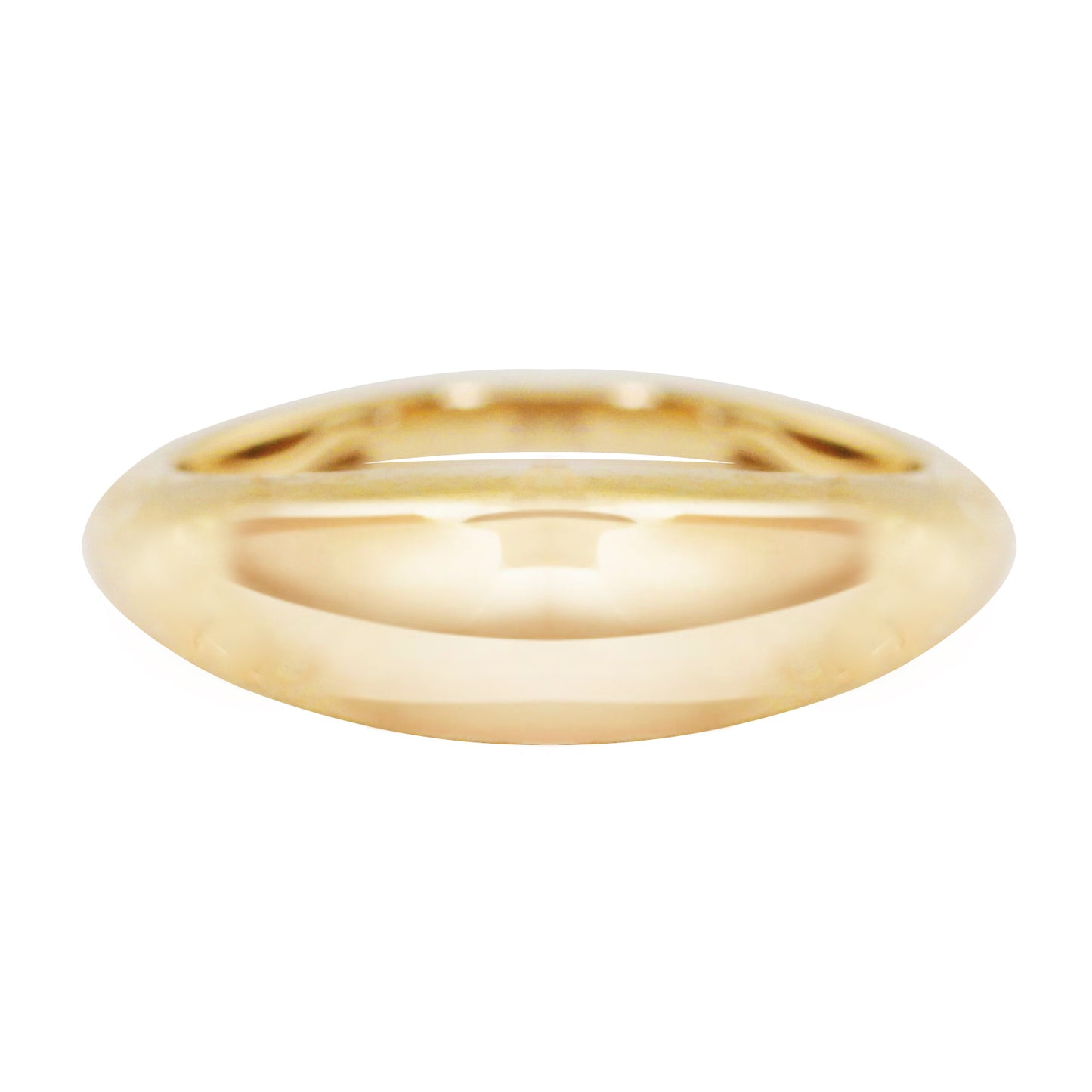 14kt gold dome ring