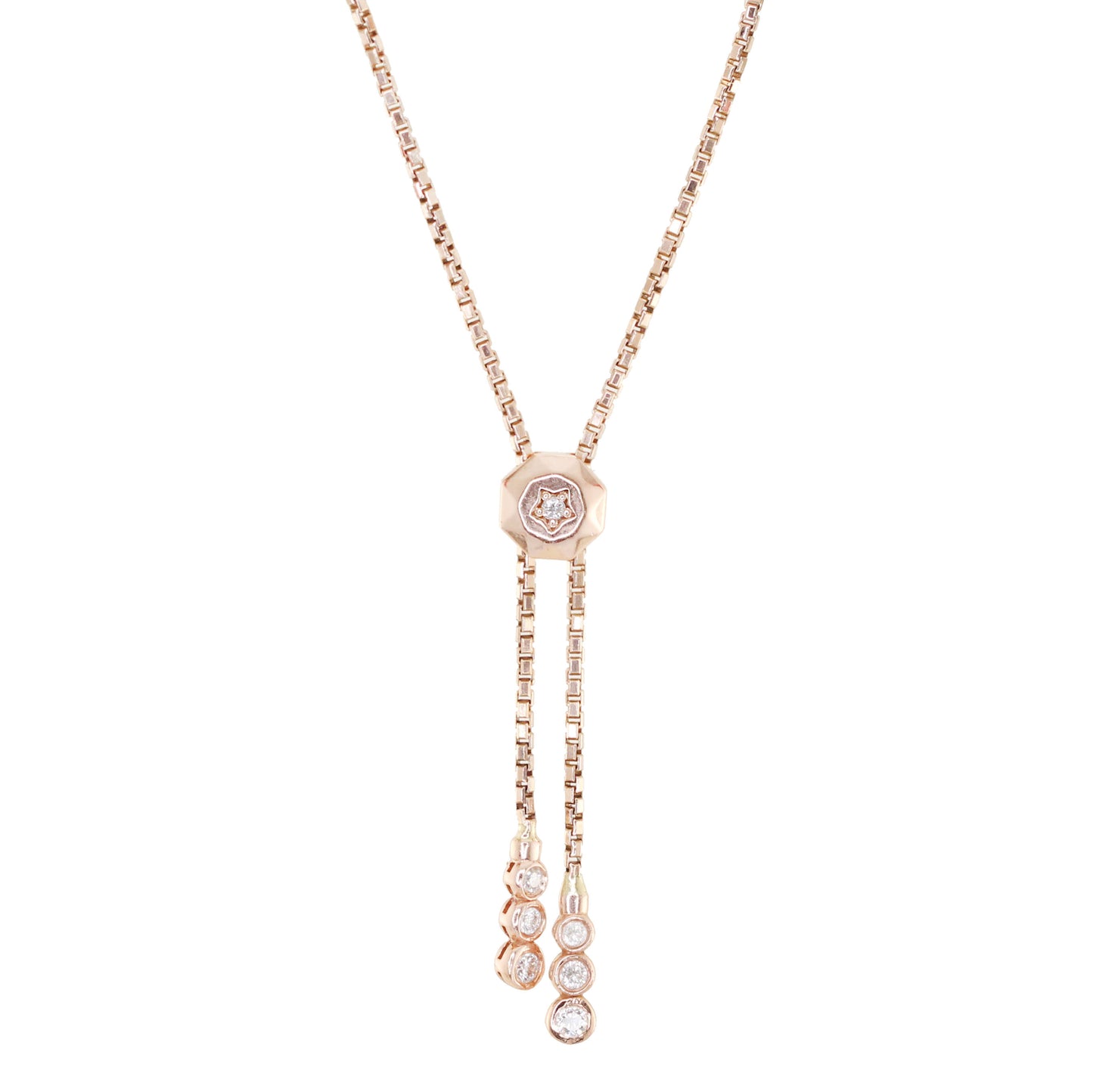 14kt graduated diamond bracelet - Luna Skye