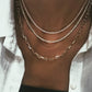 14kt gold thick paperclip chain - Luna Skye