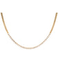 gold paperclip chain necklaces