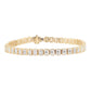 handmade gold diamond tennis bracelets