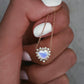 14kt gold and diamond moonstone heart necklace - Luna Skye