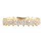 14kt gold floating diamond lace ring