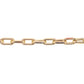 14kt gold thick paperclip chain bracelet - Luna Skye