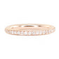 14kt gold and white pave diamond ring