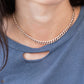 14kt gold and diamond chain link choker - Luna Skye