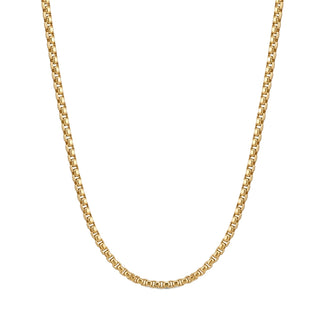 14kt gold box chain