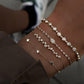 14kt gold and diamond honey comb tennis bracelet