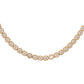 14kt gold and diamond box necklace