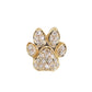 14kt gold LS x LABELLE DIAMOND DOG PAW single stud