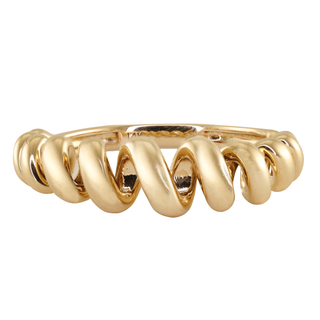 14kt gold spring ring