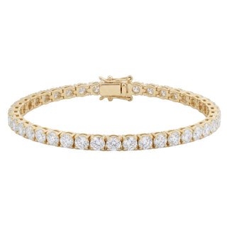 14kt gold grande diamond tennis bracelet