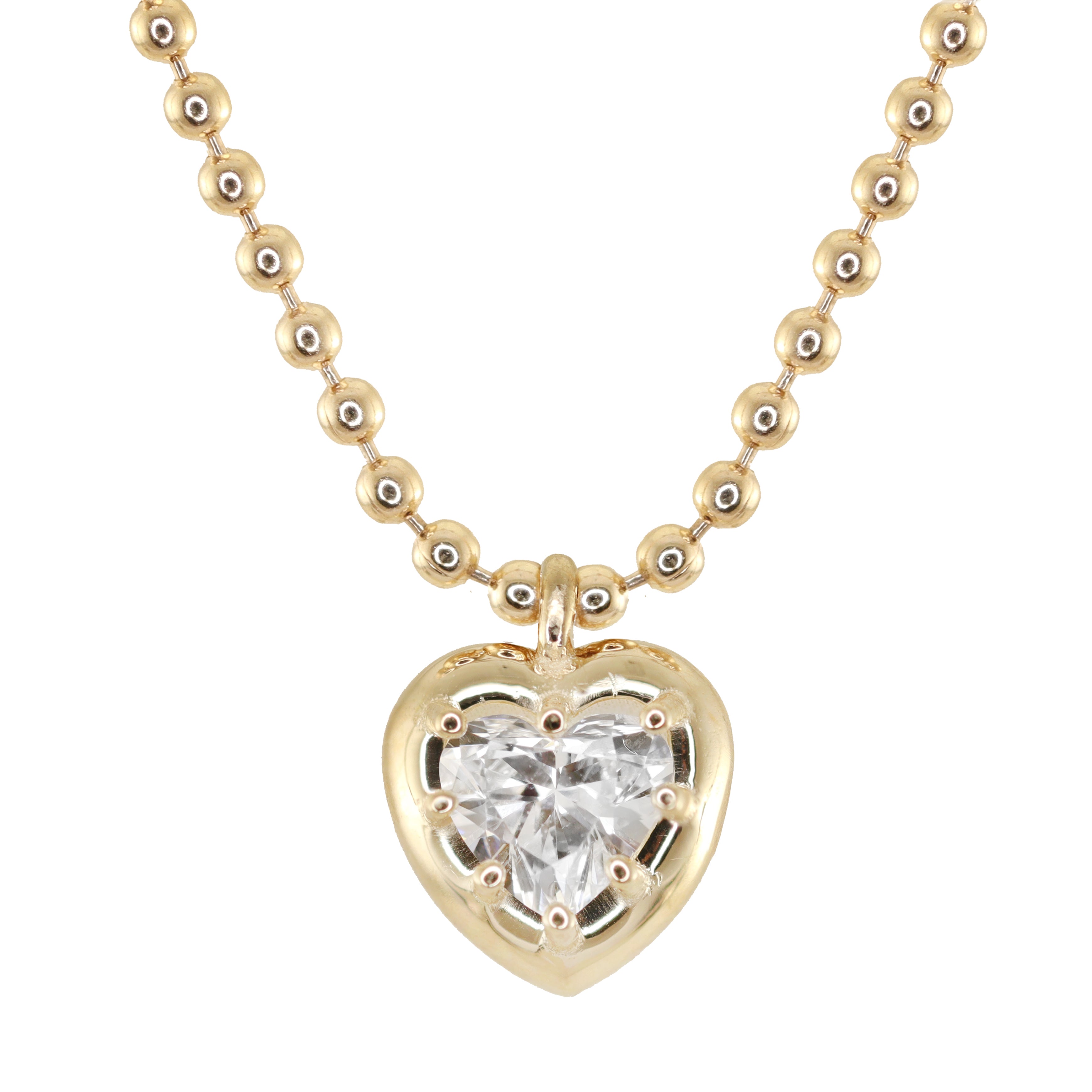 Two Row Ball Chain Diamond Pendant | Gem Genius Lab Diamond Fine Jewelry |  Gem Genius | Monroe