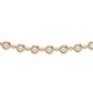 14kt gold and diamond honey comb tennis bracelet