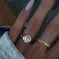 14kt gold and diamond eternity band