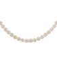 14kt gold grande Jackie O bezel tennis necklace