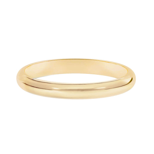 14kt gold thick gold band