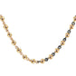 14kt gold 1.8mm solid ball chain necklace