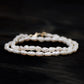 14kt gold fresh water pearl anklet