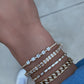 gold and diamond tennis bracelet