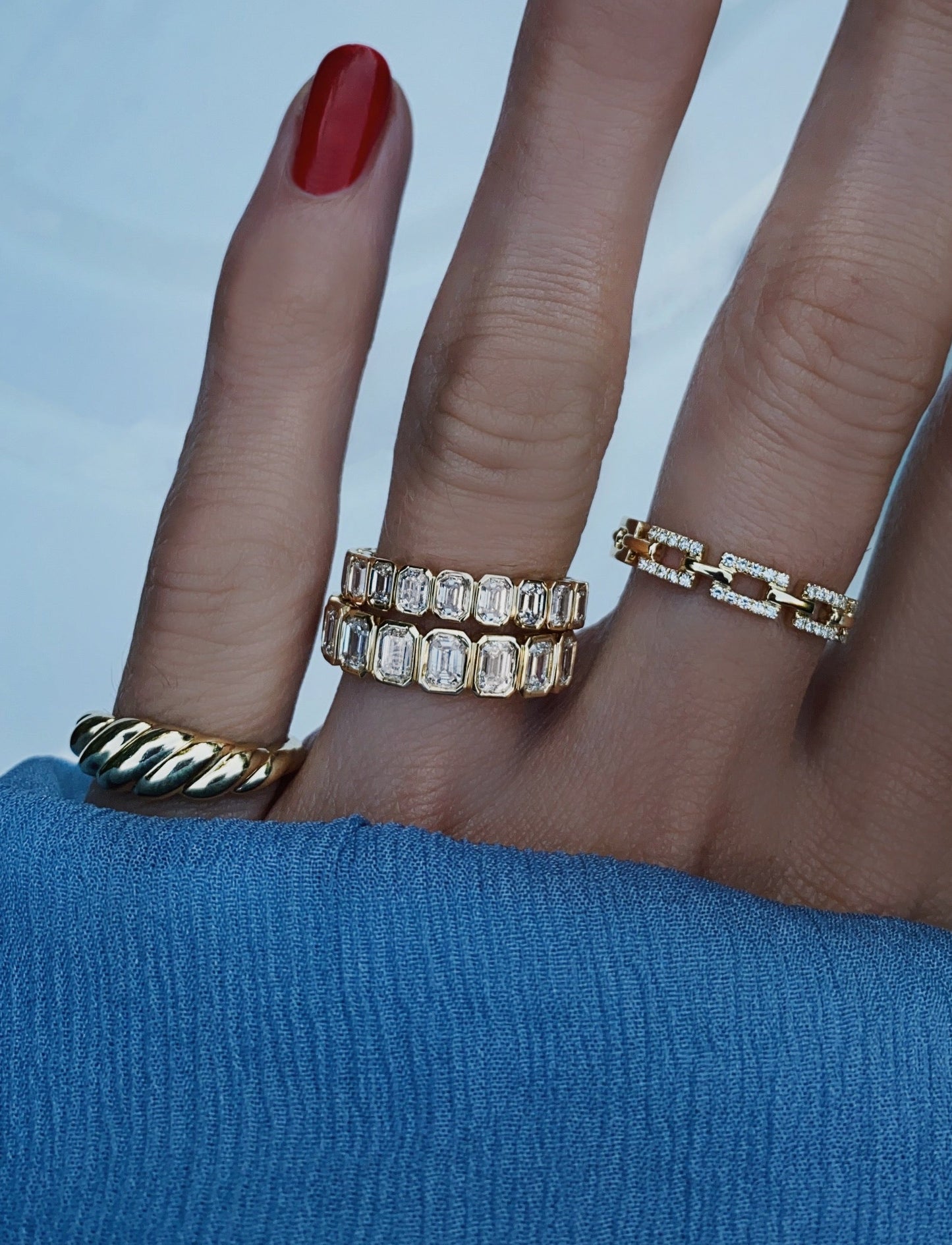 handmade emerald rings for women
