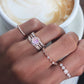14kt gold and diamond bezel eternity Stevie ring - Luna Skye