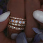 14kt gold moonstone band - Luna Skye