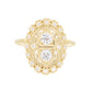 14kt gold and diamond antique filigree ring - Luna Skye