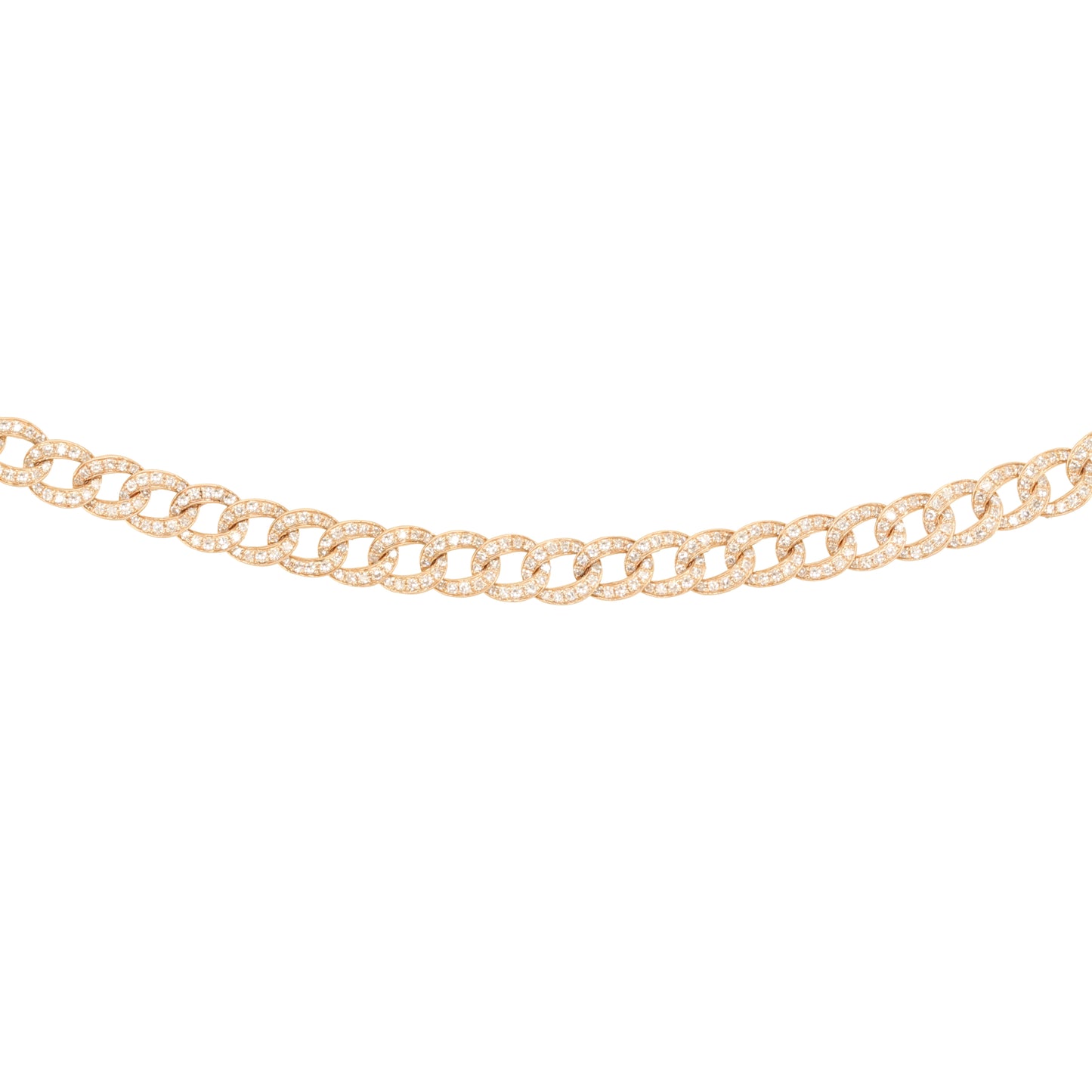 14kt gold and diamond baby chain link bracelet - Luna Skye