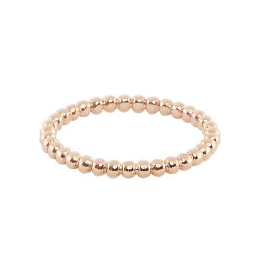 14kt gold bead ring - Luna Skye