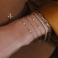 14kt gold thick paperclip chain bracelet