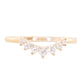 14kt gold diamond crown band - Luna Skye