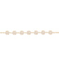 14kt gold diamond disk row bracelet - Luna Skye