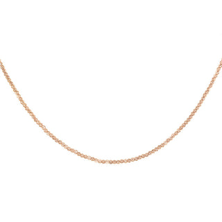 14kt gold full diamond cut beaded choker - Luna Skye
