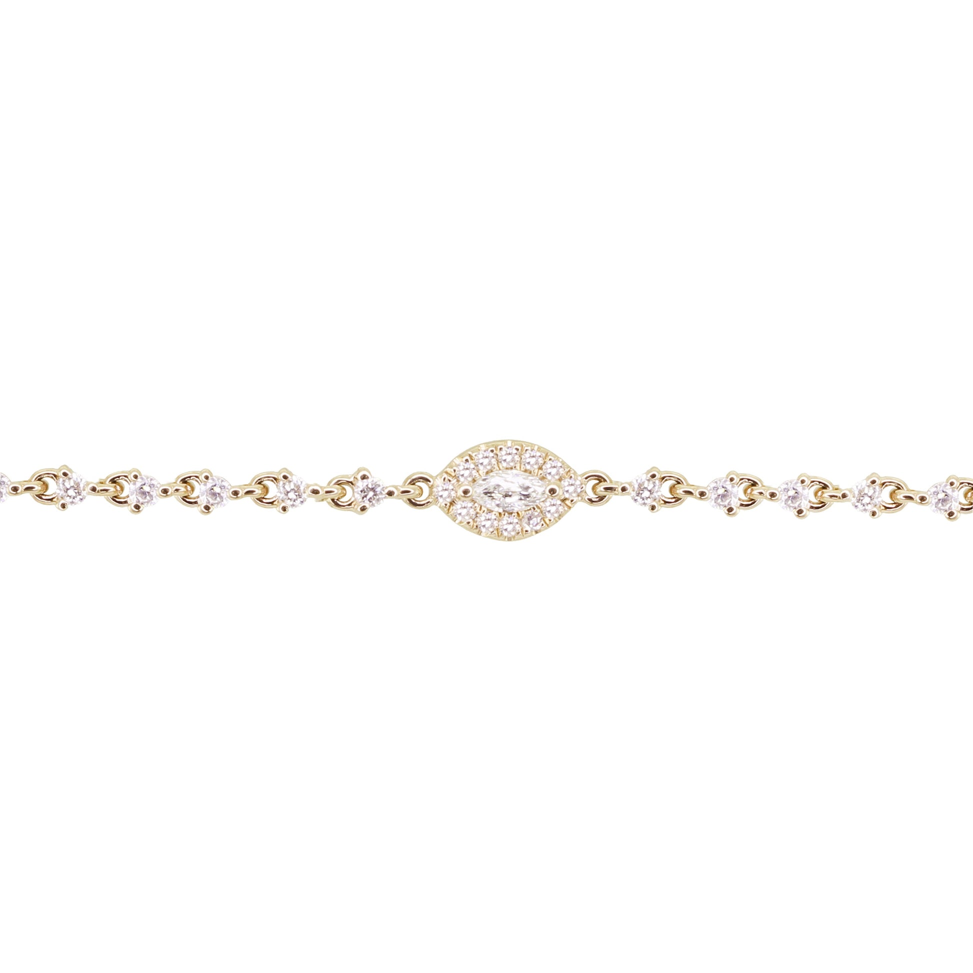 gold marquise diamond bracelets