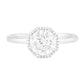 14kt gold milgrain diamond octagon ring - Luna Skye