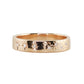 14kt gold and diamond starburst hammered ring - Luna Skye