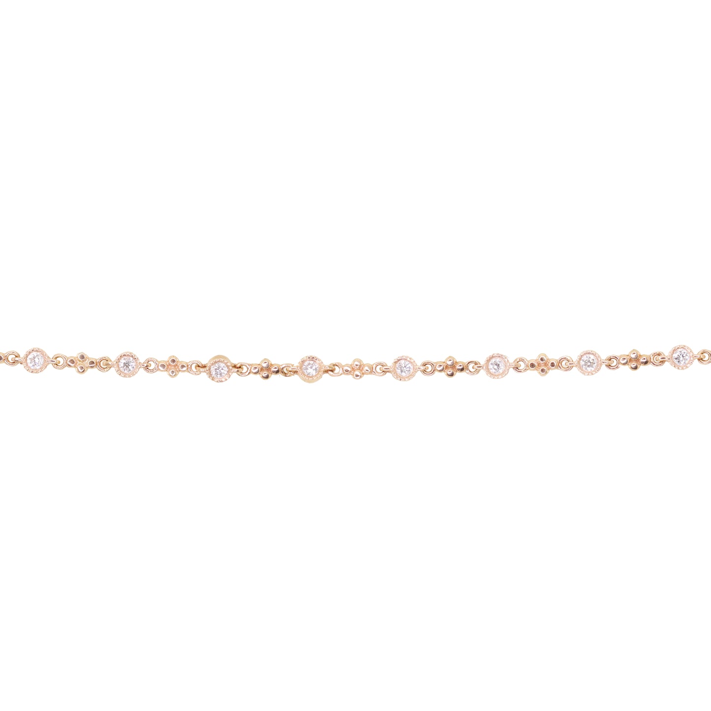 14kt gold diamond stevie bracelet - Luna Skye