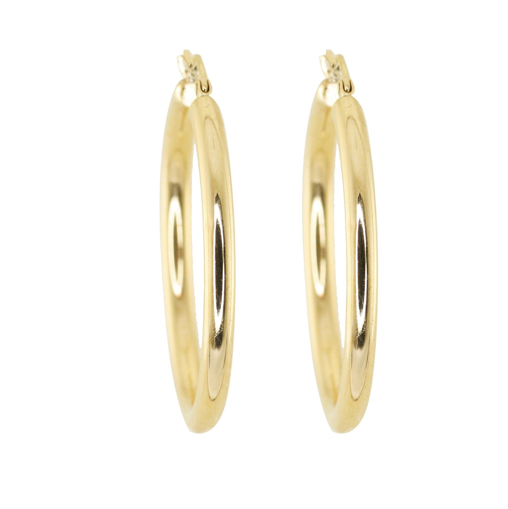 14kt gold large theia hoops - Luna Skye