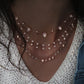 14kt gold and diamond teardrop moonstone choker necklace - Luna Skye