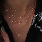 14kt gold and rose cut black diamond starburst necklace - Luna Skye