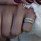 14kt gold bead ring - Luna Skye