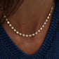 14kt gold and diamond mixed disk necklace - Luna Skye