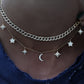 14kt gold and diamond baby chain link choker - Luna Skye