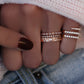 14kt gold and diamond princess deco ring - Luna Skye