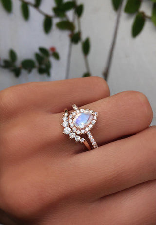 14kt gold diamond crown band - Luna Skye