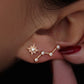14kt gold and diamond constellation studs - Luna Skye