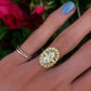 14kt gold and diamond antique filigree ring - Luna Skye