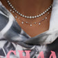 14kt gold and diamond twilight choker necklace